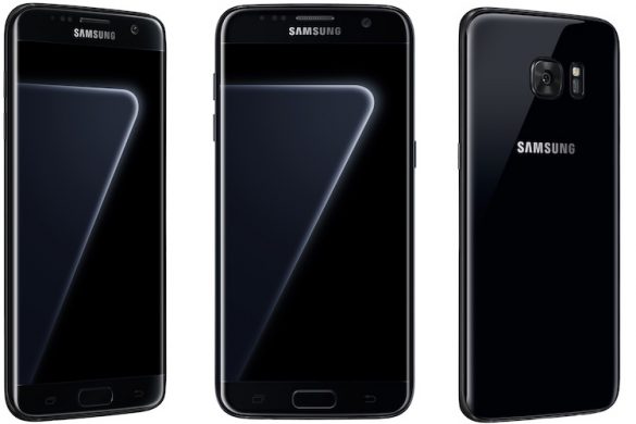 Glossy Black Pearl Samsung Galaxy S7 Edge Specs