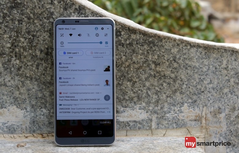 LG G6 Review 11 Notification Shade