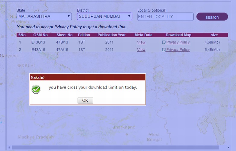 Google Maps Survey of India 02