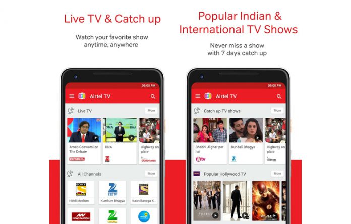 Airtel TV app Airtel TV app