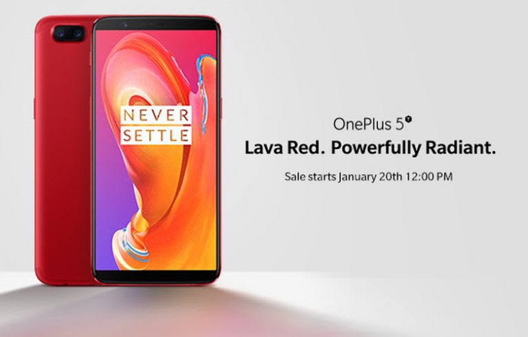 OnePlus 5T Lava Red variant launched in India at Rs.37,999 OnePlus 5T Lava Red variant launched in India at Rs.37,999