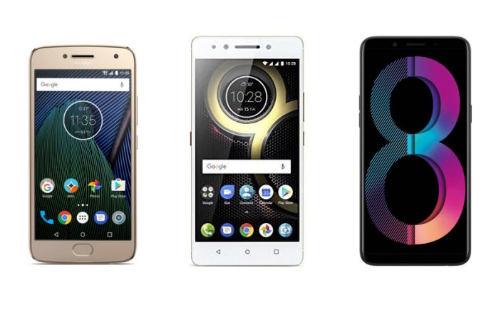 motorola moto g5 plus vs lenovo k8 note