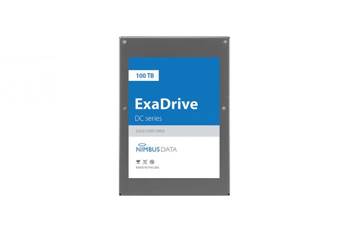 Exadrive.0 Nimbus Data has unveiled the ExaDrive DC100, the world’s first ever 100TB SSD