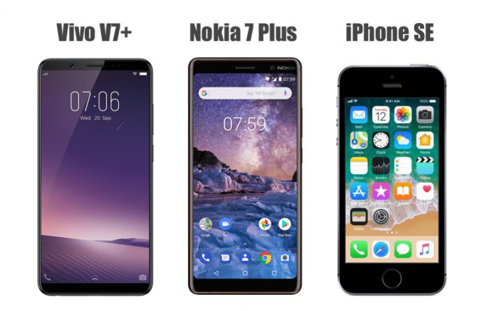 Iphone x vs vivo v7 plus