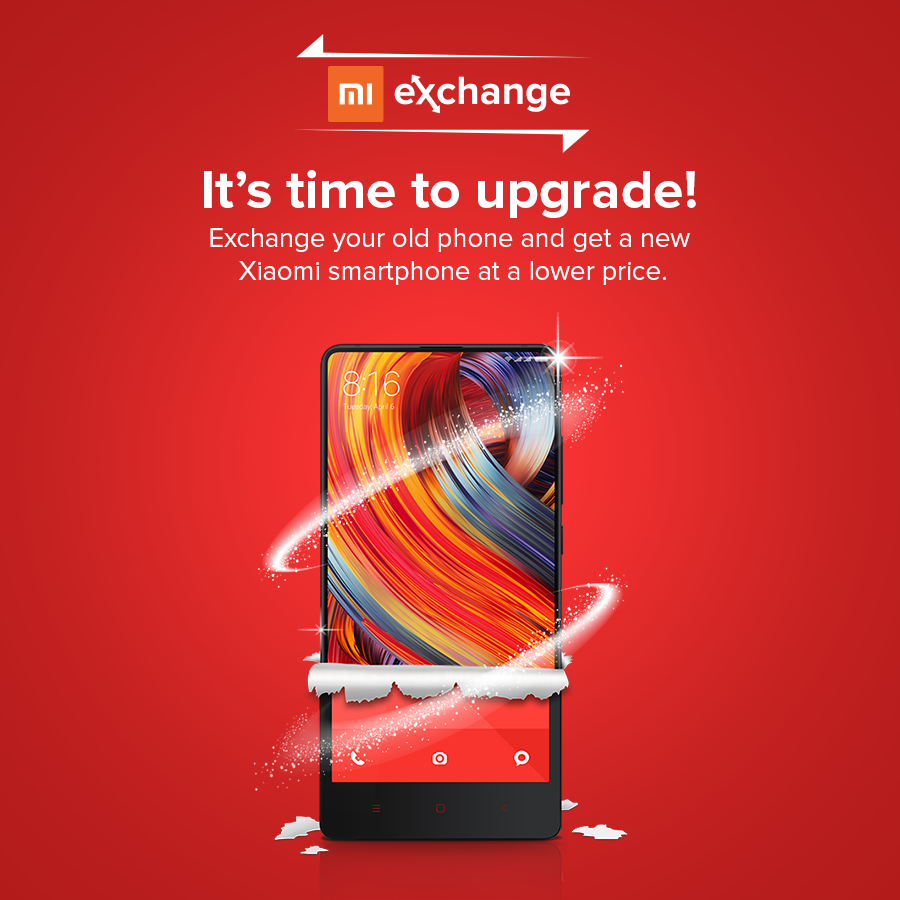 Xiaomi introduces Mi Exchange offer online on Mi.com