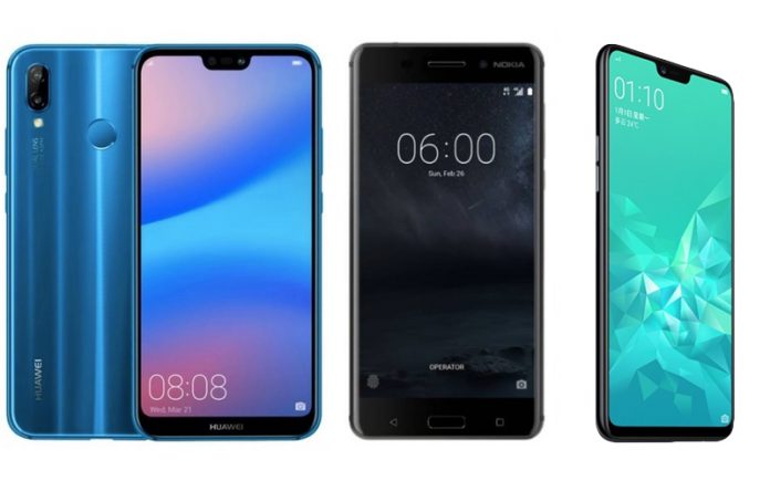 Nokia 6 2018 vs huawei p20 lite