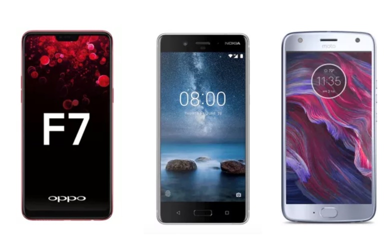 Oppo F7 vs Nokia 7 Plus vs Moto X4: Price in India, specifications comparison