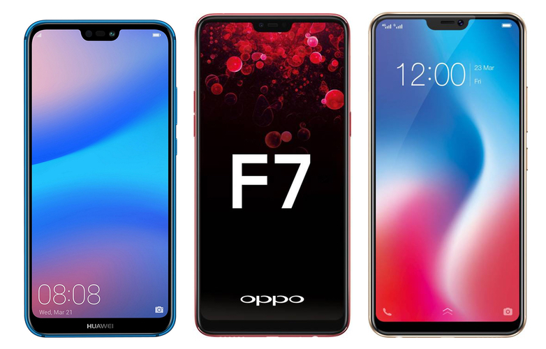 Huawei p20 pro vs oppo f7