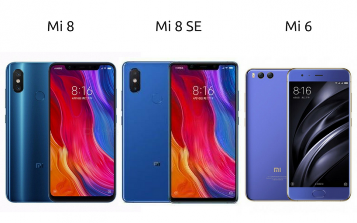 Xiaomi mi 8 se vs oneplus 6
