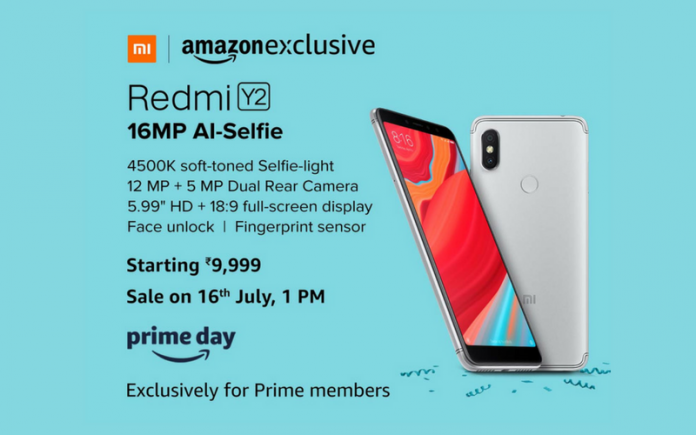 Redmi Y2 Jul 16 Prime Sale