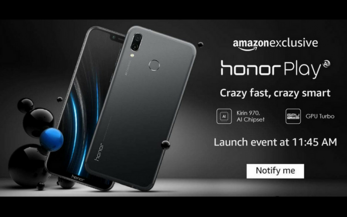 Honor Play to go on sale via Amazon India at 4PM today