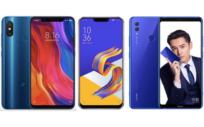 Mi 8 vs ASUS Zenfone 5Z vs Honor Note 10 Mi 8 vs ASUS Zenfone 5Z vs Honor Note 10