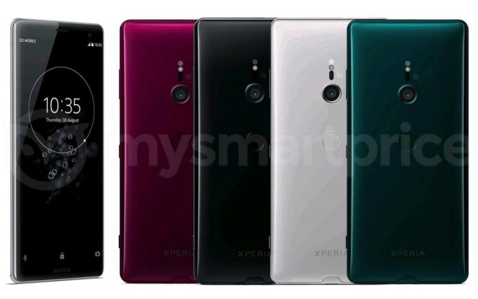 Sony Xperia XZ3 colors
