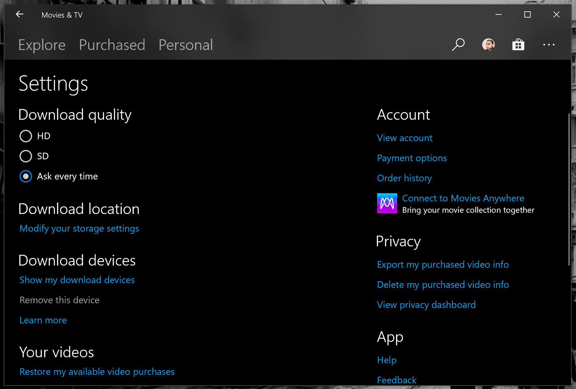 microsoft movies and tv will integrate with windows 10s timeline microsoft movie download