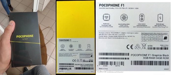 pocophone xiaomi pocophone f1 retail box