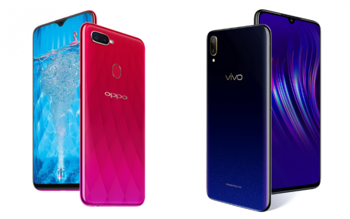 Vivo v11 pro compare oppo f9 pro