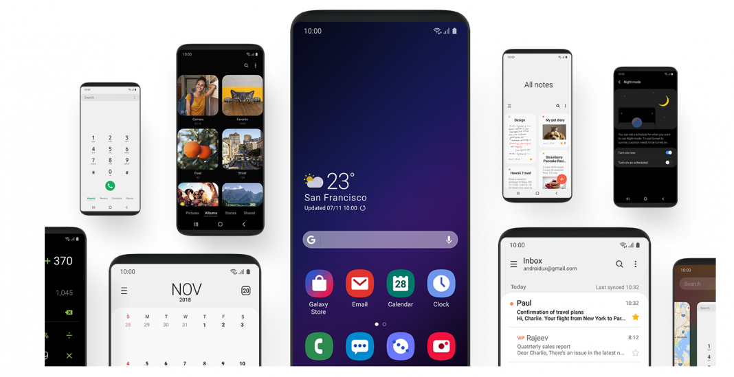 android 9 ui