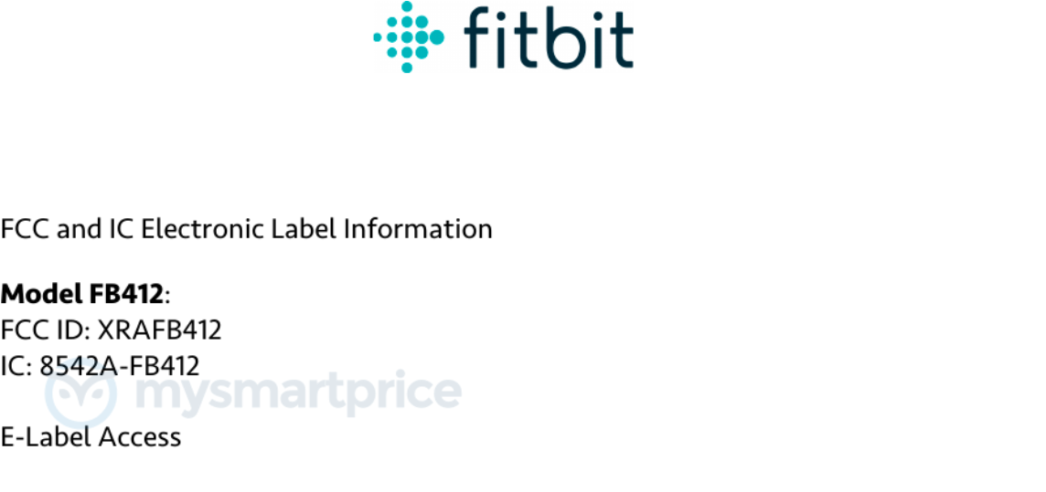 fitbit model fb413