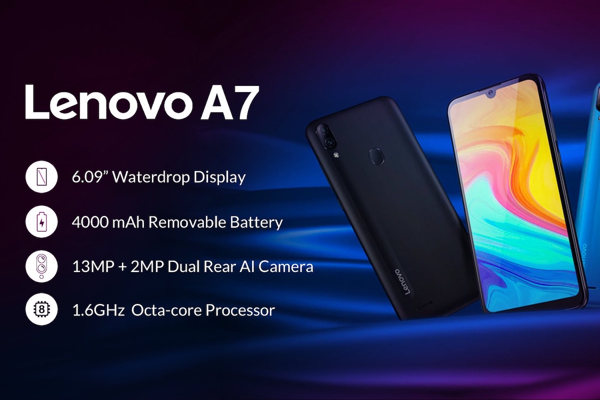 Lenovo A7 with Unisoc SC9863 Processor and Removable Battery Launched