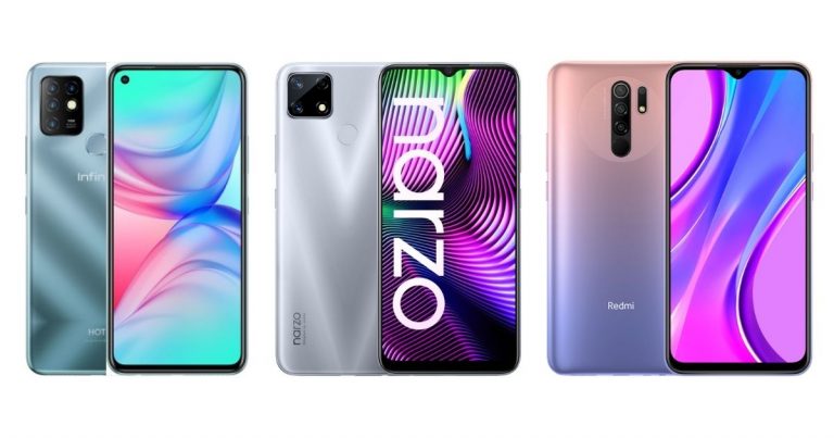 Infinix Hot 10 vs Realme Narzo 20 vs Redmi 9 Prime: Price in India
