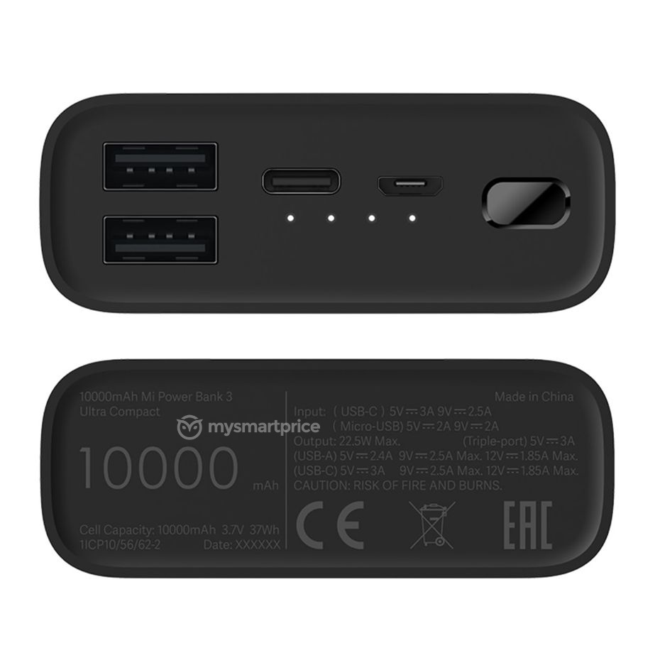 [Exclusive] Xiaomi Mi Power Bank 3 Ultra Compact with 10,000mAh ...