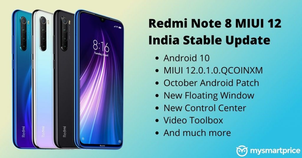 redmi note 8 android 10