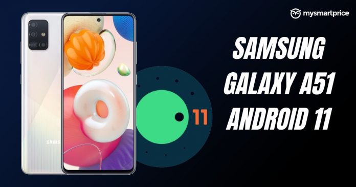 galaxy a51 android 11 update