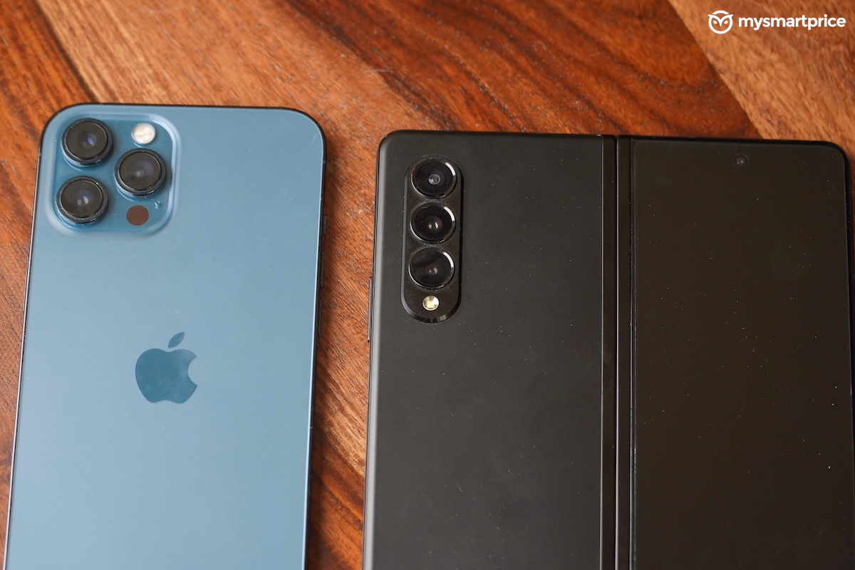 Samsung Galaxy Z Fold 3 vs iPhone 12 Pro Max Camera Comparison