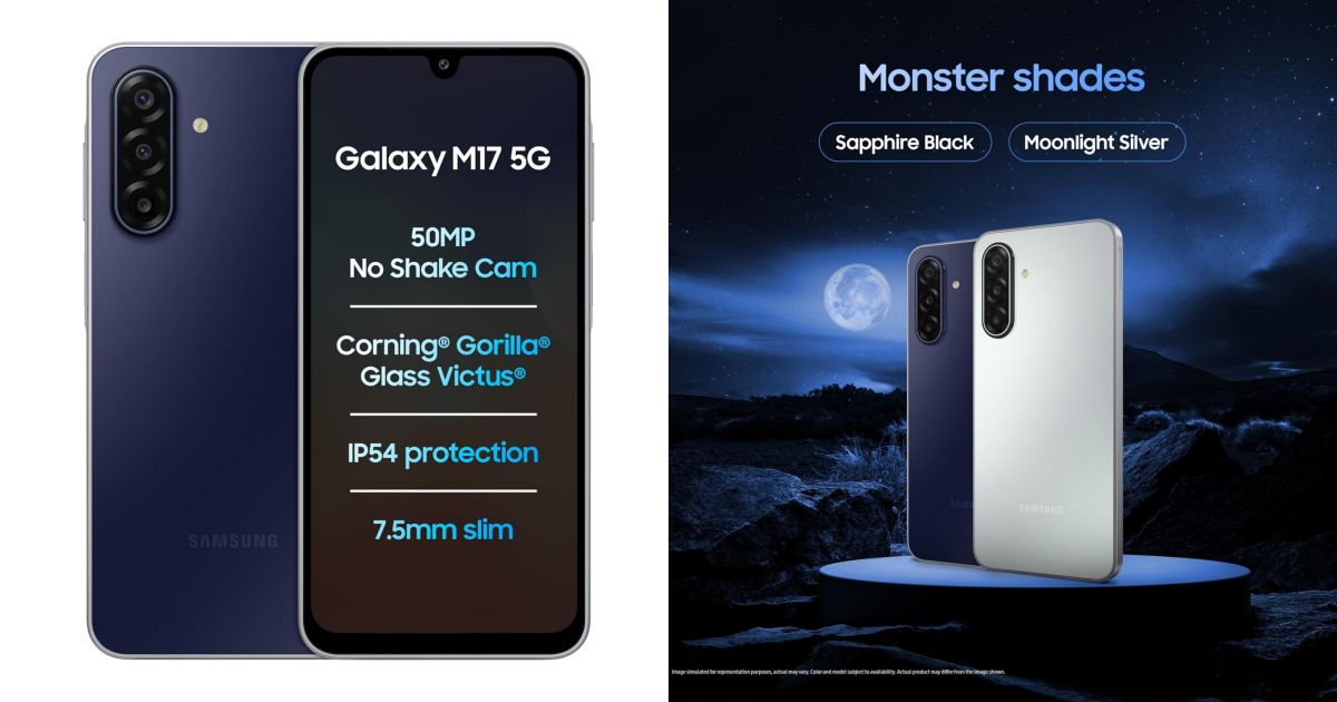 Samsung Galaxy M17 5G colours