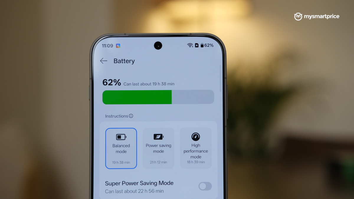 OnePlus 15's battery
