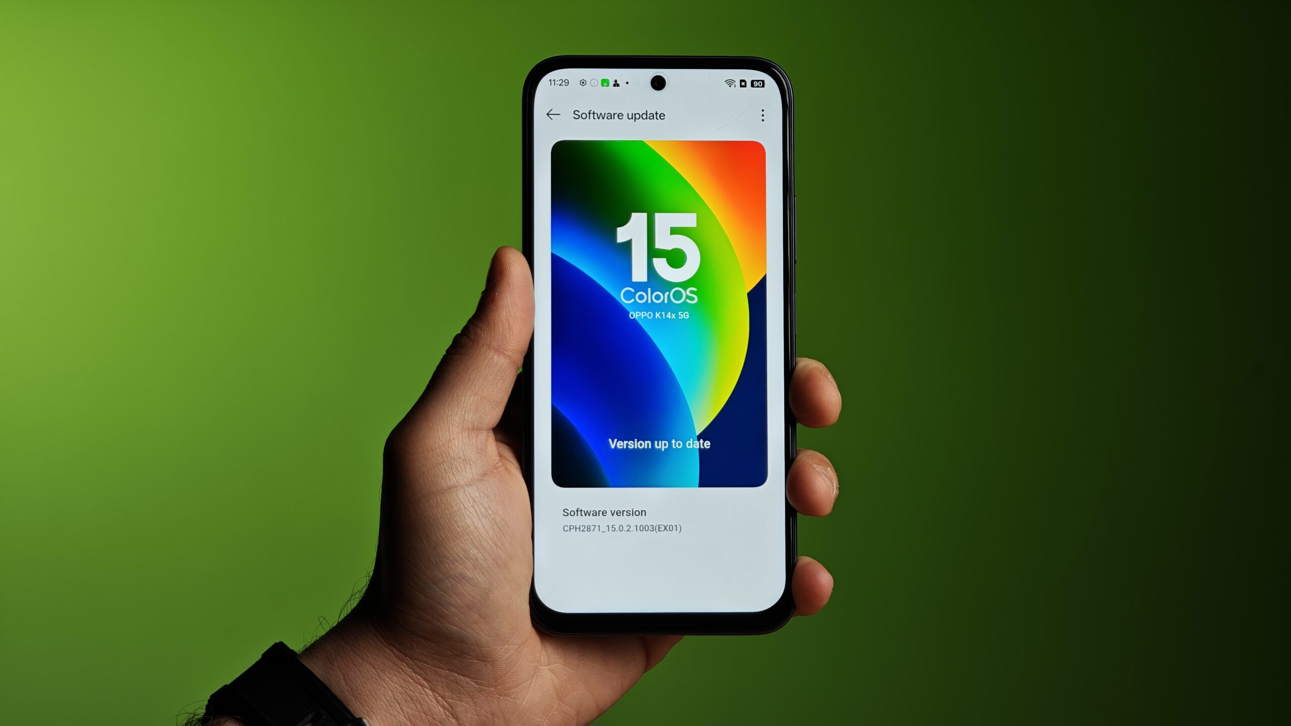 ColorOS 15 on the oppo k14x