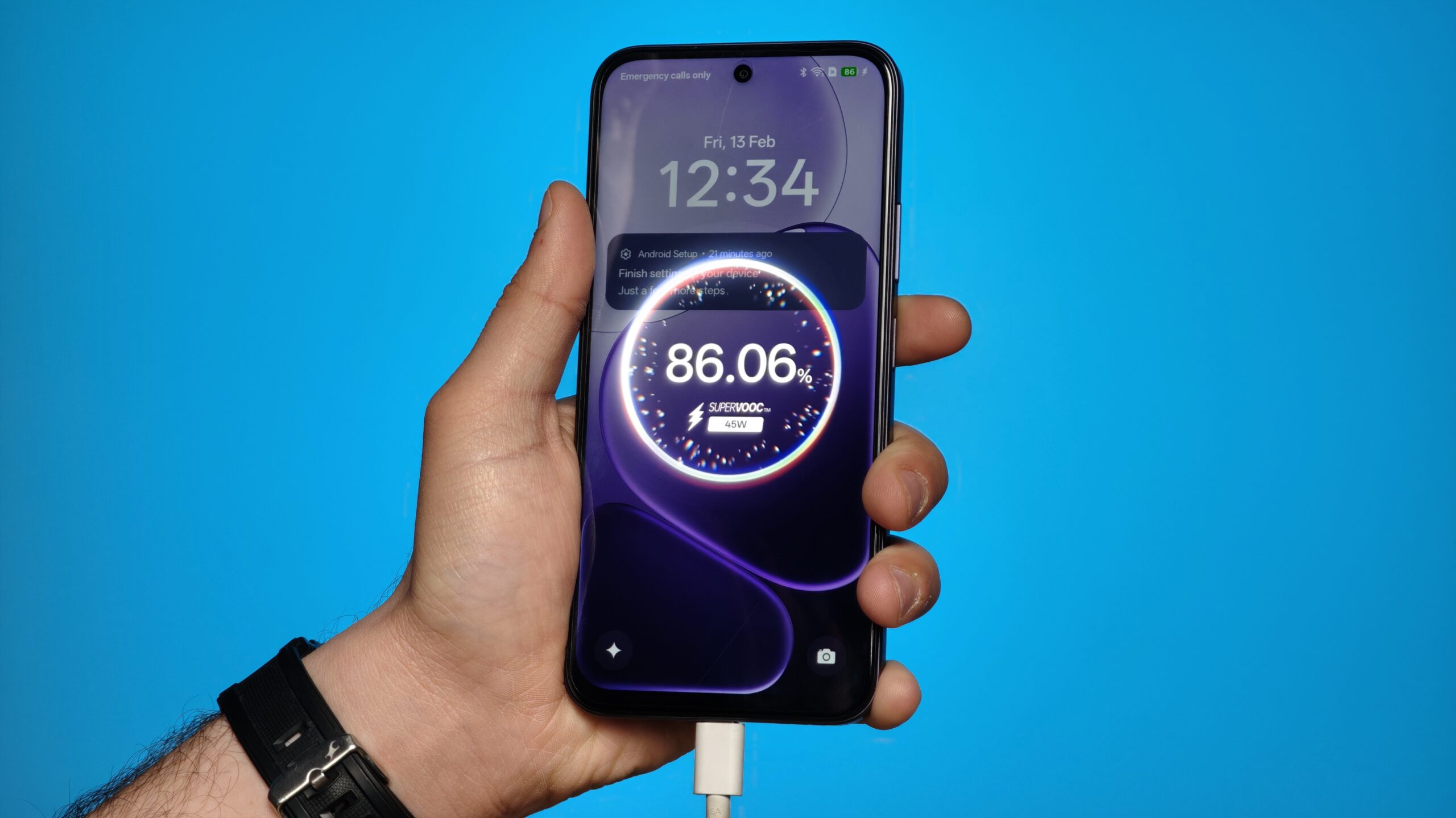 OPPO K14x fast charge